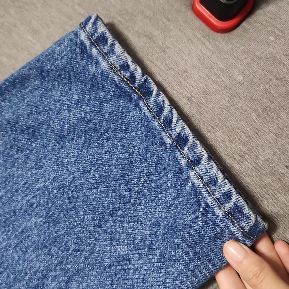 RARE!! Vintage Lee Riders High Rise Relaxed Baggy Taper Leg Blue Denim Mom Jeans - Picture 11 of 12
